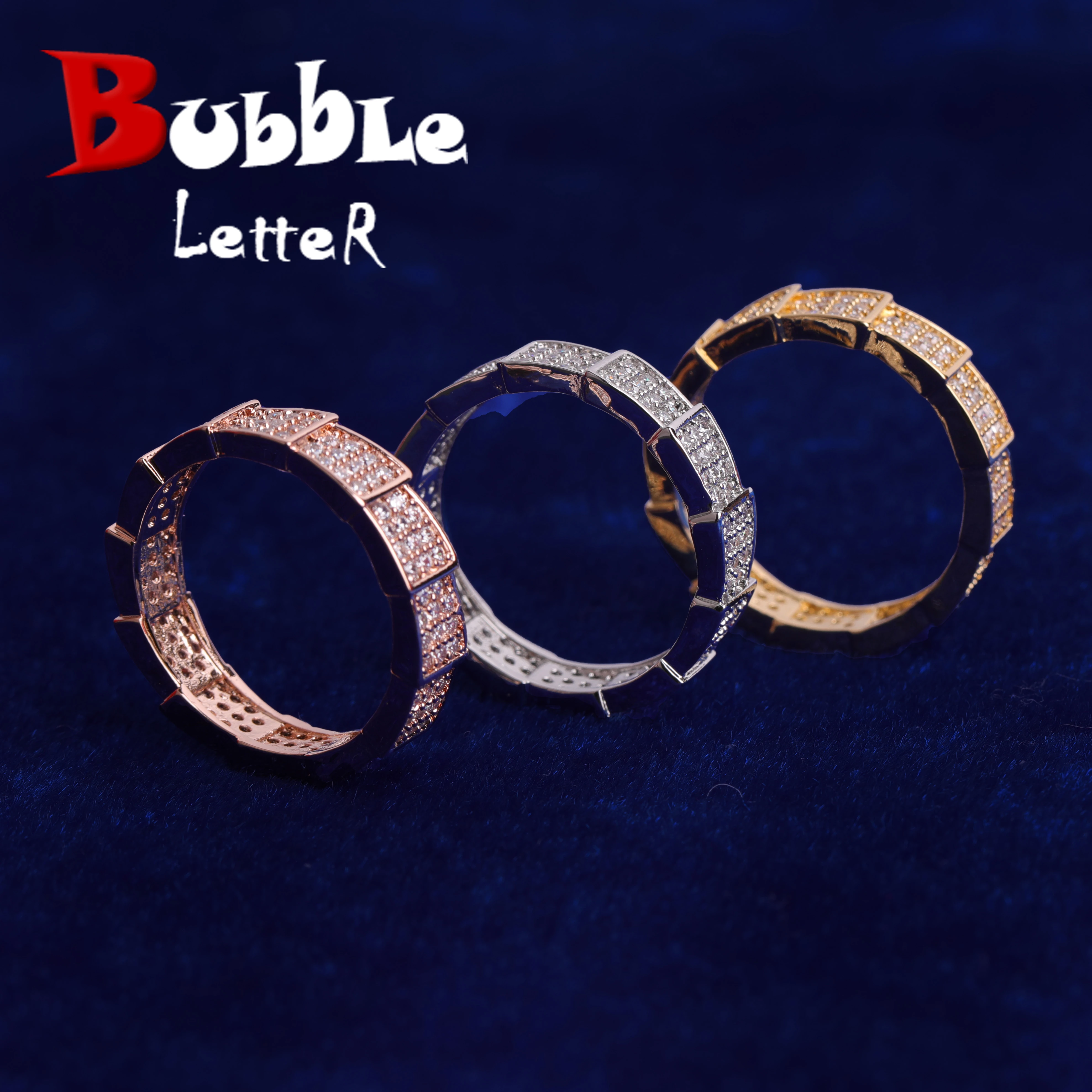 Anillo con letras de burbuja para hombre, joyería de Hip Hop chapada en oro Real, artículos de venta al por mayor para productos a granel 2022| | AliExpress