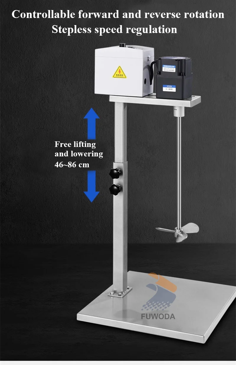 Commercial Mixer Industrial Liquid Agitator Mixer Adjustable Height 60-400W High Efficiency Mixing Rod Sbe9165fc55ed44e88386a25a0b8af1dd3
