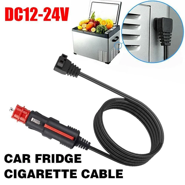 2m 12v Car Refrigerator Extension Power Cable Headed Fridge Adapter Freezer  German Cable Cigarette Lighter Adapter