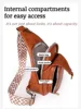 Women's Crossbody Soft Leather Fashion Work Chest Bag 4
