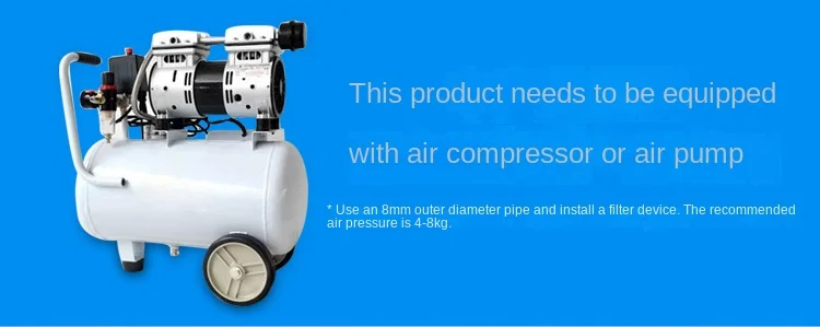 Ion Air Gun Anti-Static Industrial Dust Removal Air Gun Double-Needle High Volta