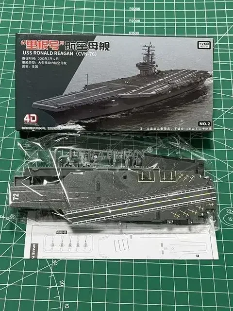 4D Assembled Liaoning Battleship Aircraft Carrier Toy Model