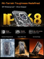 Rugged Smartphone 5G Cubot KingKong 11, 10200mAh Battery, Dimensity 7025, 6nm, 2.5GHz, 32GB RAM(16+16), 256GB ROM,108MP Camera - Image 3