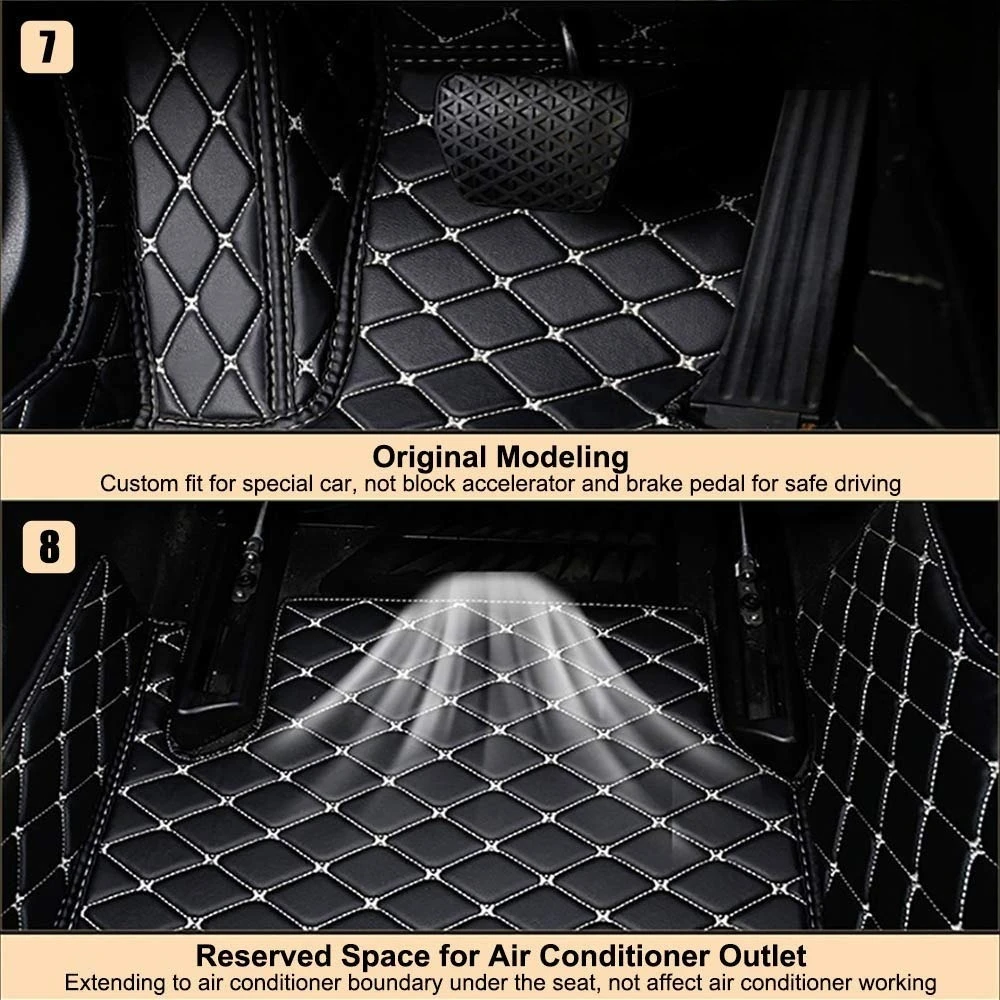 3D All Weather Protection Non-Slip Leather Diamond Car Foor Mat For  CHRYSLER 200 300 Rolls-Royce Ghost Phantom Auto Accessories - AliExpress