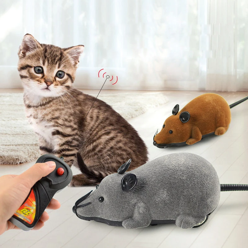 Cat Pets Wireless Remote Control Mouse Mouse Toy Cat Mobile Mouse Cat Chewing Cat Infrared Radio Control