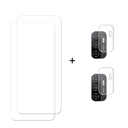 Premium Tempered Glass Screen & Camera Protector for OPPO A73 5G (2 Glass and 2 Lens)