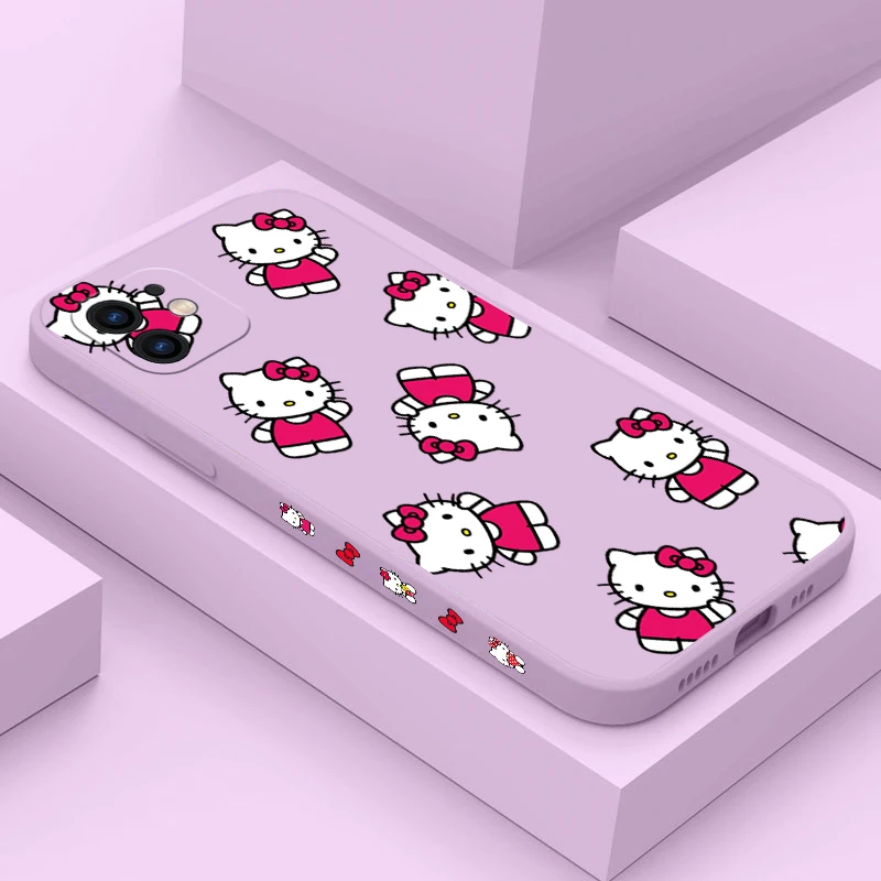Hello Kitty Phone Case Iphone 12 Mini Hello Kitty Phone Case Iphone 11 Phone Case Aliexpress