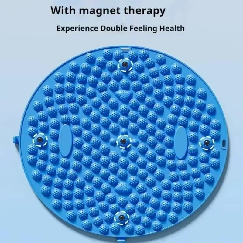 Yoga Mat Massage Pad Yoga Fitness Equipment Foot Yoga Massage Acupressure Board Mat Muscle Relaxation Round Exercise Mat Fitness Foot Training Acupuncture Physiotherapy