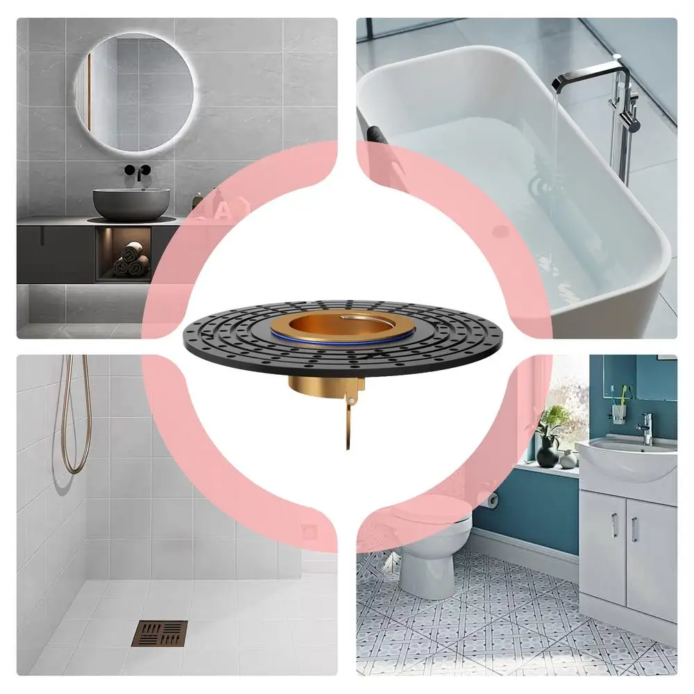 Description Picture 4 of itemDrain Backflow Preventer Heavy Duty Odor Proof Floor Drain Shower Drain Backflow Preventer Floor Sink Strainer Drain Valve Sewer