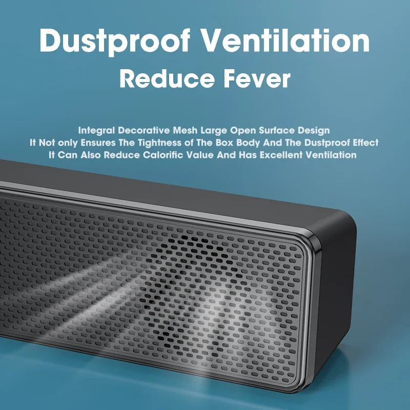 Home theater, Bluetooth speakers, USB powered wired and wireless audio panels, TV, PC, laptop, 3D audio gaming system