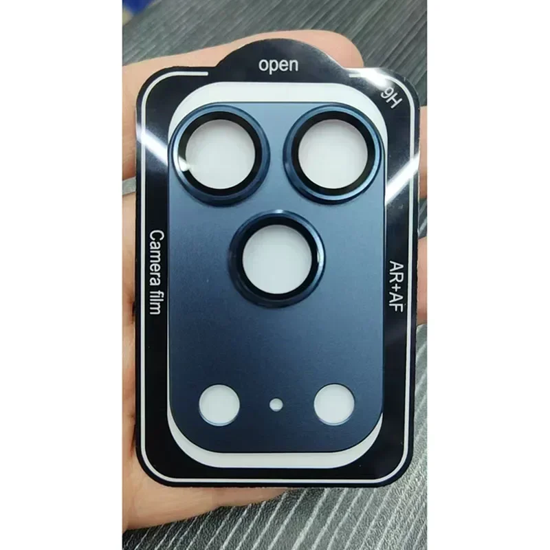 Premium Tempered Glass Camera Lens Protector with Strong Metal Frame