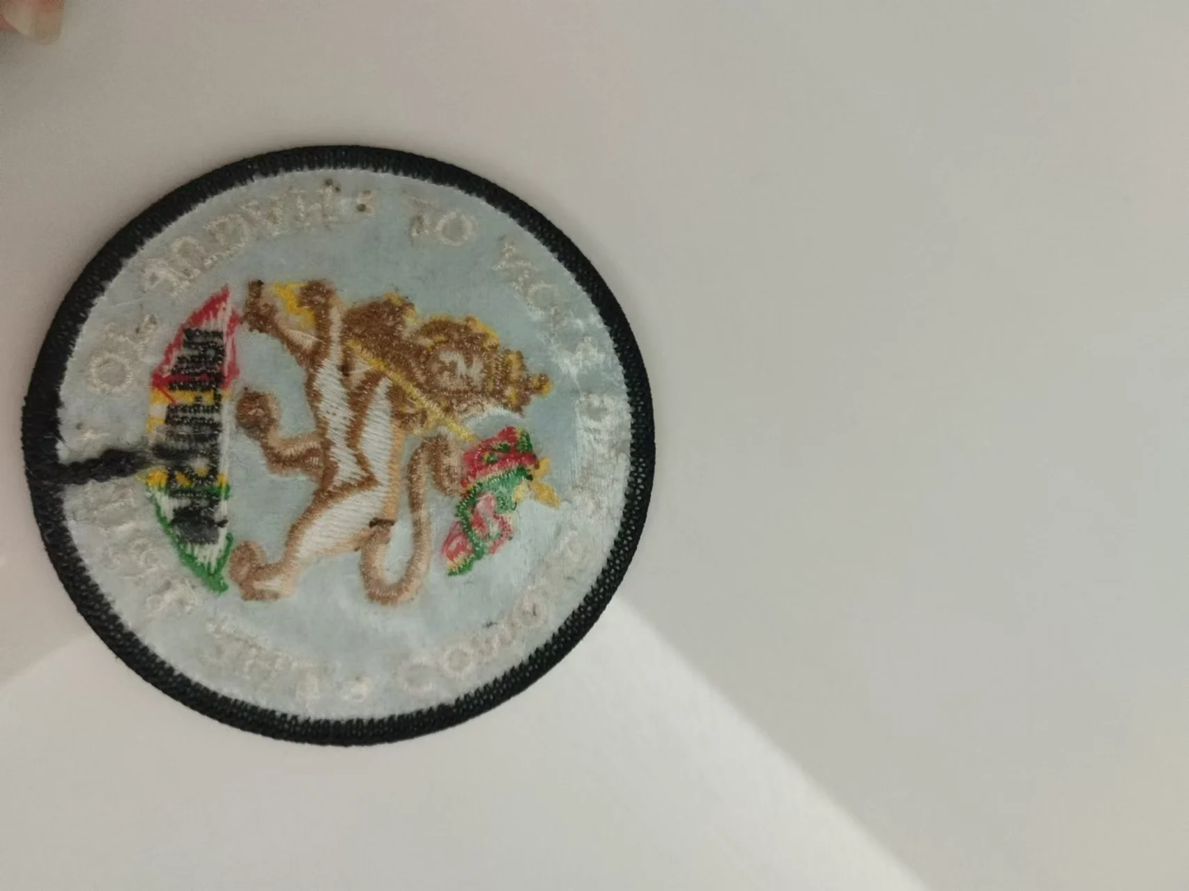 IVY-LOVING Craft THE LION OF JUDAH PATCH 3" Cloth Badge
