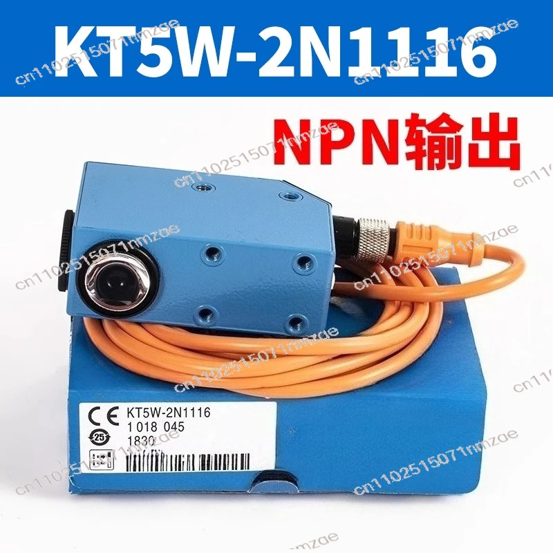 KT5W-2N1116 KT5W-2P1116 포토셀 컬러 마크 센서 RGB LED 10mm IP67 NPN PNP 포장 인쇄 라벨링용