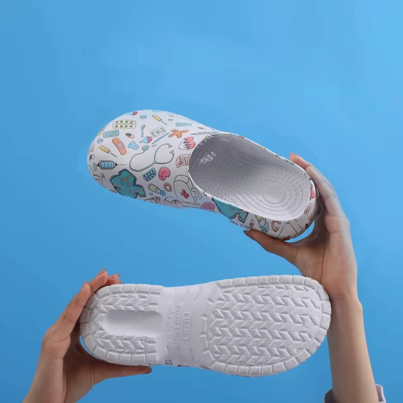 Non-slip Nurse Clogs Hospital Doctor Surgical Slippers Women EVA Medical Shoes Dental Nursing Clogs SPA Beauty Salon Shoes Y07 women slippers medical slippers surgical shoes