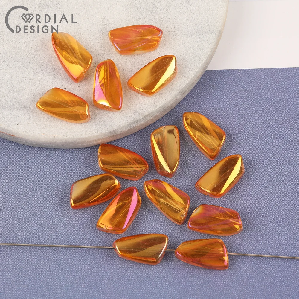 Cordial Design 9*16MM 300pcs Beads Making/Irregular Shape/DIY Glass Bead/Aurora Effect/Hand Made/Jewelry Findings & Components 17 Cordial Design 9*16MM 300pcs Beads Making/Irregular Shape/DIY Glass Bead/Aurora Effect/Hand Made/Jewelry Findings & Components - cordial