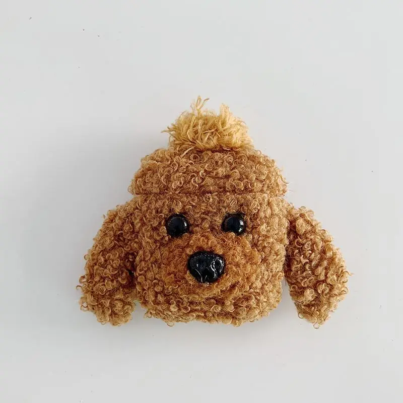 

Cartoon Plush Teddy Case for Airpods12 Protective Wireless Earphone Cover