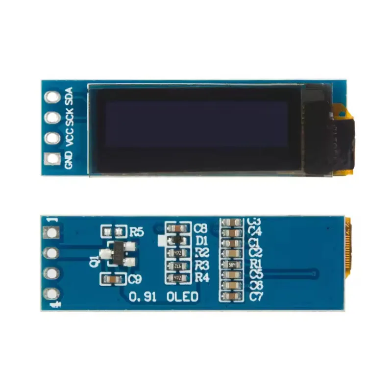 ตัวเลือกสินค้า โมดูล OLED 128x32 หน้าจอแนวตั้ง I2C สำหรับ Arduino