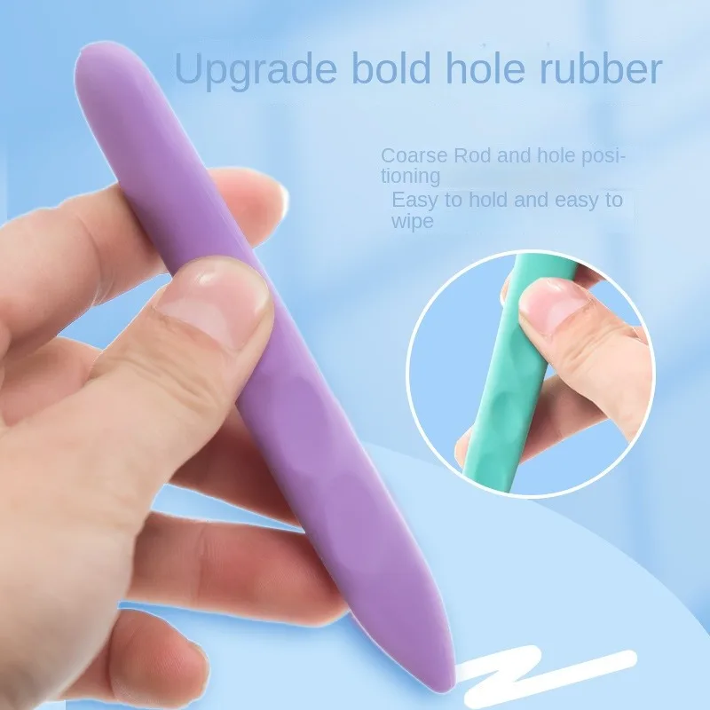 Creative Cartoon Soft Double Head Super Large Hole Cute Eraser Students Pencil Eraser plasticine eraser biscuit eraser kneadable eraser retractable eraser School Kawaii Stationery Supplies 3Pcs/Box