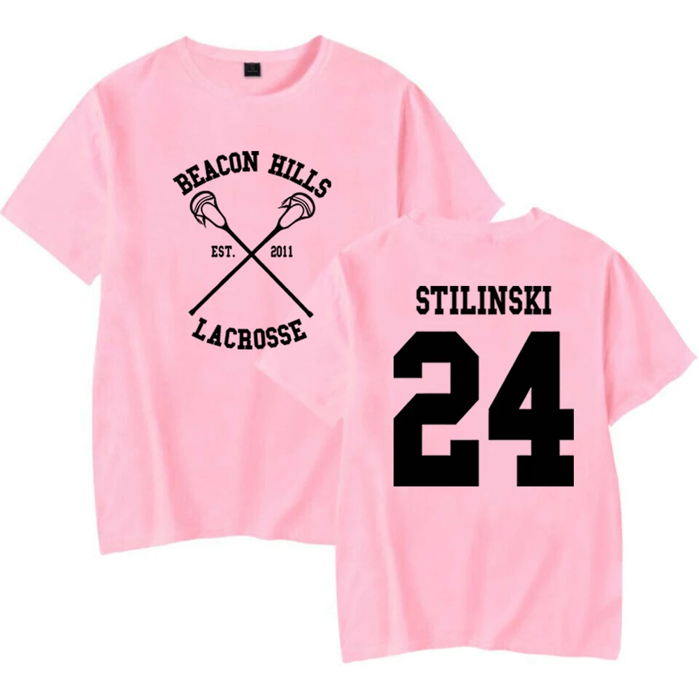 Teen Wolf Shirt STILINSKI 24 LAHEY 14 MCCALL 11 Fashion Print Tees The Original Beef of Chicagoland Shirt Harajuku Y2k 90s Tops 2