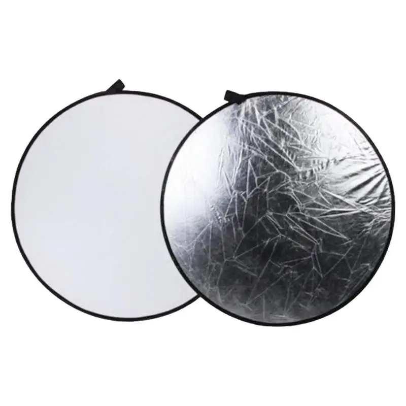 Photography Reflector 30cm/12inch Light Reflector For Studio Photography Lighting Handheld Multi-folding Portable Light Plate For Live Studio