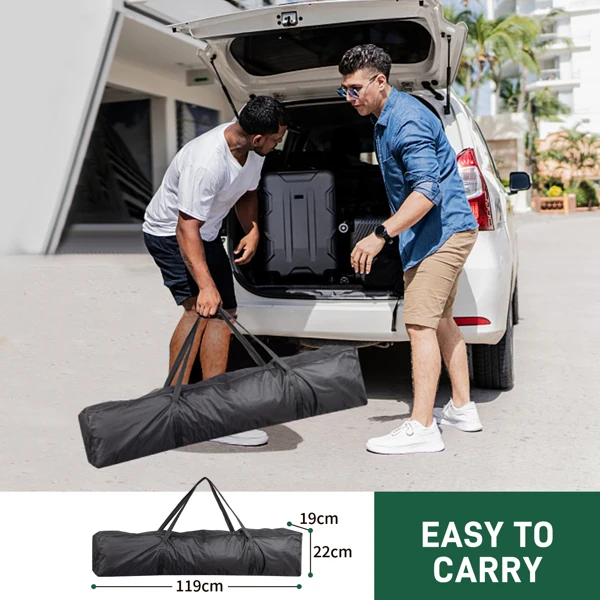  10*10ft 白色 4片面-2个门2个窗 折叠棚 牛津布   喷塑铁管 LT 便携-52