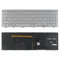 Senmoer Replacement New US Backlit Keyboard without Pointer for Dell Inspiron 15-7000 15 7537 P36F