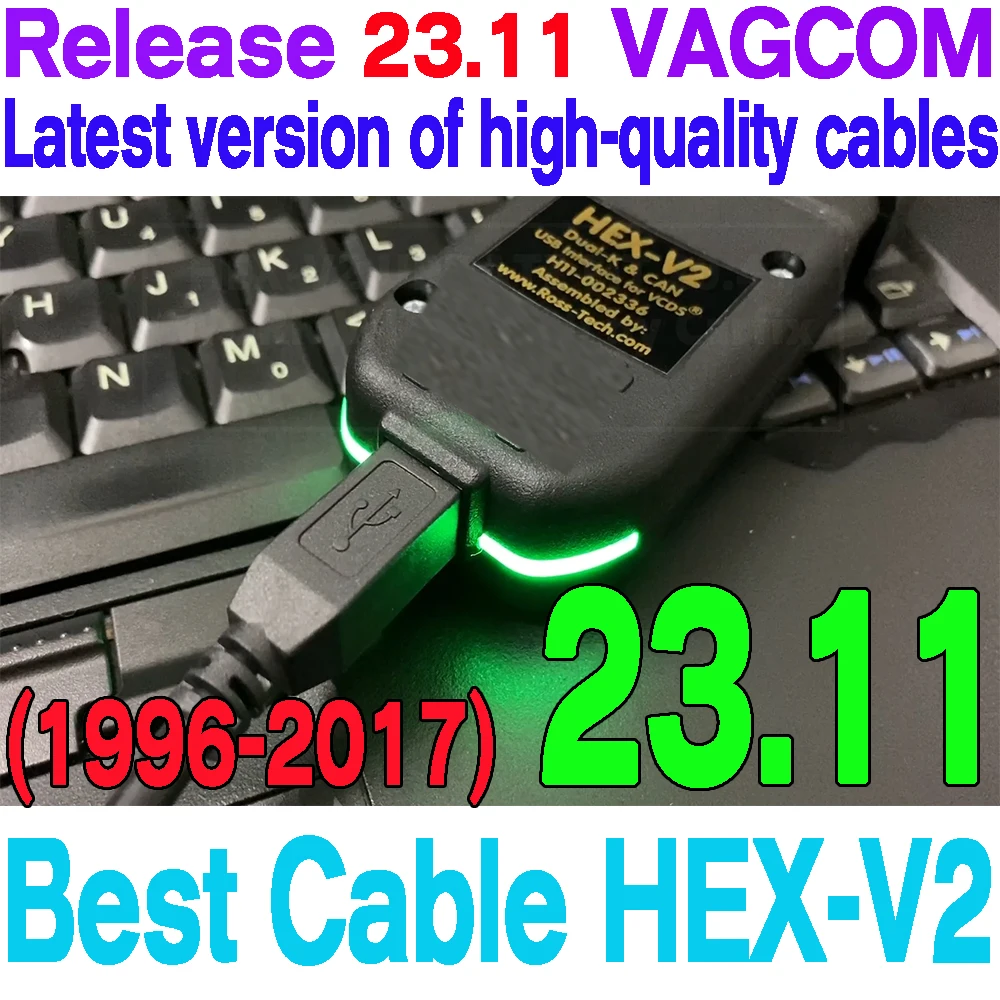 Scanner Obd2 Esagonale V23. 11 Recentemente Per Vcds 23.3.1 Vag Com 23.11 Atmega162 + 16 V8 + Ft232Rq