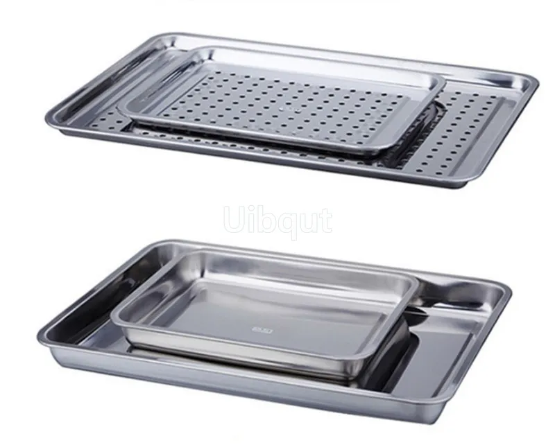 Description Picture 4 of itemStainless Steel Tea Tray Drainage water Storage Kung Fu Tray Drawer Tea Room Board Table Chinese tea tray ceremony tools