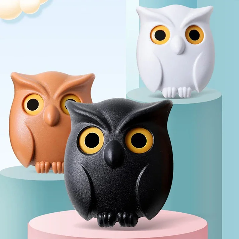 

Крючок для двери, настенный инновационный держатель для ключей, подвесной ночной Магнитный Домашний Органайзер в виде совы, стеллаж для хранения