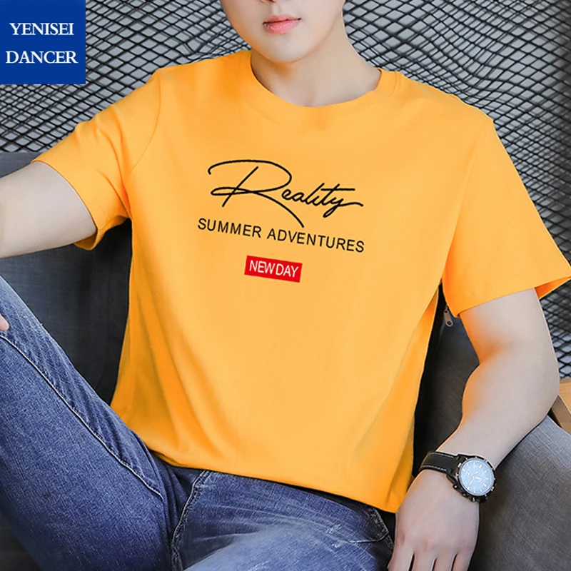 

Новинка 2022, брендовая футболка с надписью 5 цветов, летний элегантный дизайнерский хлопковый топ 100%