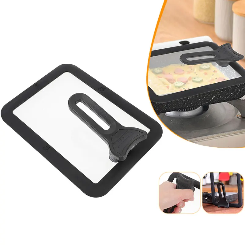 Glass Tamagoyaki Pan Lid – Thickened Tempered Glass Cover For Japanese Omelette Pans – 13x18cm, Heat Resistant & Standable Design - View #9