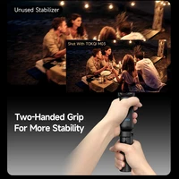 3-axis Stabilizer Gimbal with AI Face Tracking  Fill Light Wireless Bluetooth Microphone Magnetic Remote Control for YouTube - Image 6