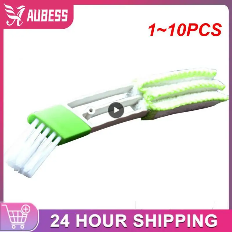 

1~10PCS Multifunctional Air Conditioning Outlet Brush Super Soft Deep Cleaning Dust Soft Brush Universal Car Gap Dust Removal