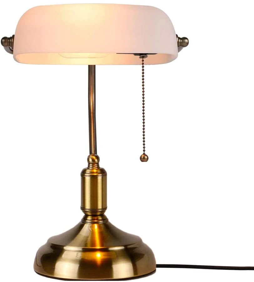 Traditional Bankers Lamp Reading Table Lamp Bedside Lamp With Pull Traditional Bankers Lamp Reading Table Lamp Bedside Lamp With Pull