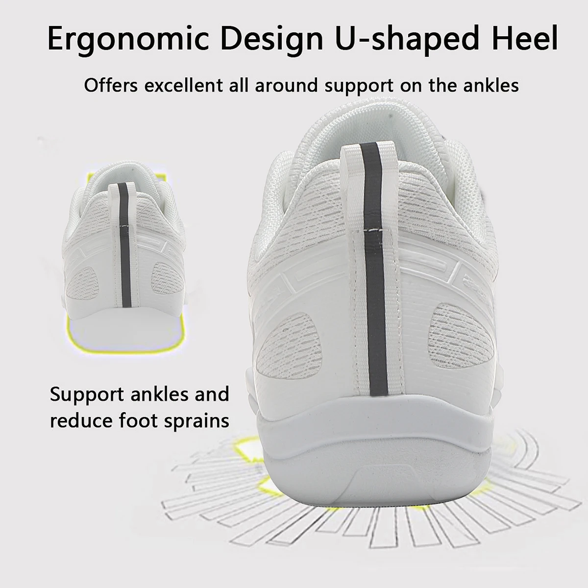 Description Picture 5 of itemMarwoo 2415 Women's Cheerleading Dance Sneakers Children's Lightweight Cheerleading Training Walking Tennis Fashion Sneakers