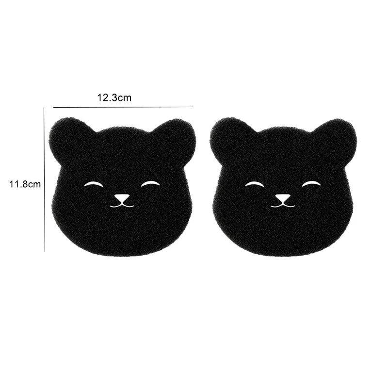 2-8PCS Pet Hair Remover Bear Shape Laundry Ball Washing Machine Lint Catcher Reusable Clothes Sofa Cat Dog Hair Cleaning Sponge