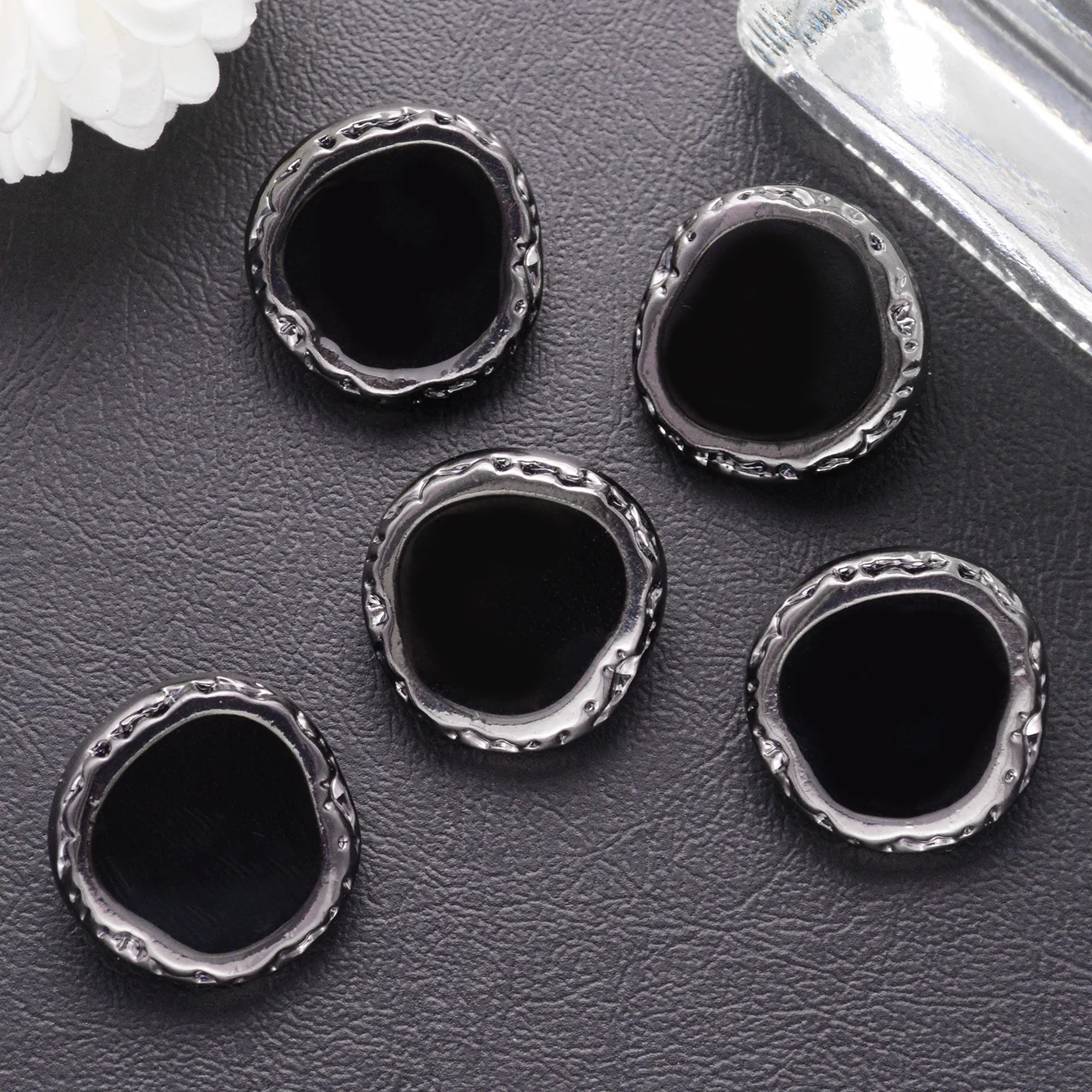 Set Di 10 Bottoni Automatici In Metallo Di Grandi Dimensioni In Rame, Bottoni In Tessuto Per Soprabito, Abbigliamento, Accessori Per Cucire, 23mm - 10