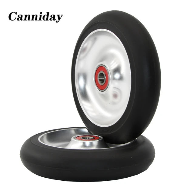 2Pcs Electric Scooter Wheel Scooter Replacement Wheels With Bearing Stunt  Scooter Pu Wheels Scooter Component - AliExpress