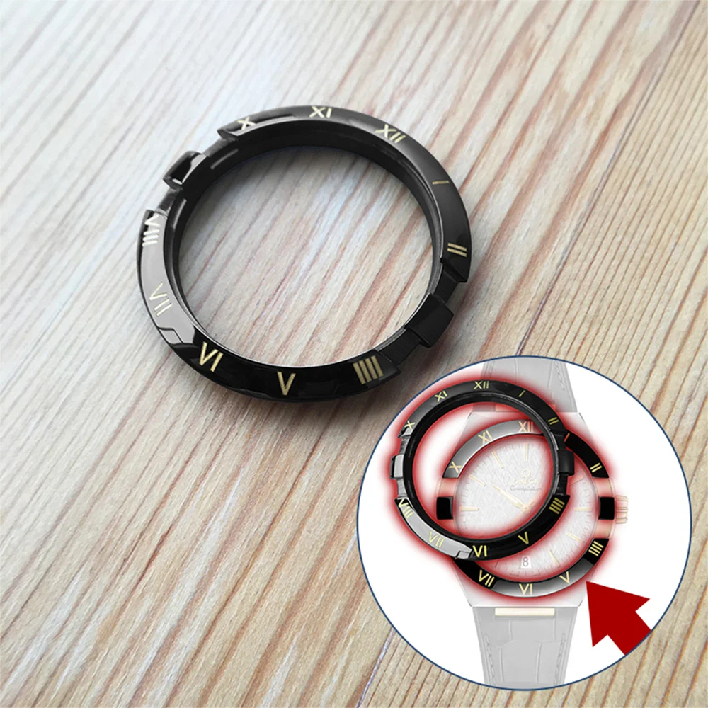 Lunetta Dell'Orologio In Ceramica Per Orologio Omega Constellation Co-Axial Master Chronometro 41 Mm 131