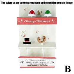 Festive Christmas Cupcake and Dessert Topper Set (B - 4Pcs)