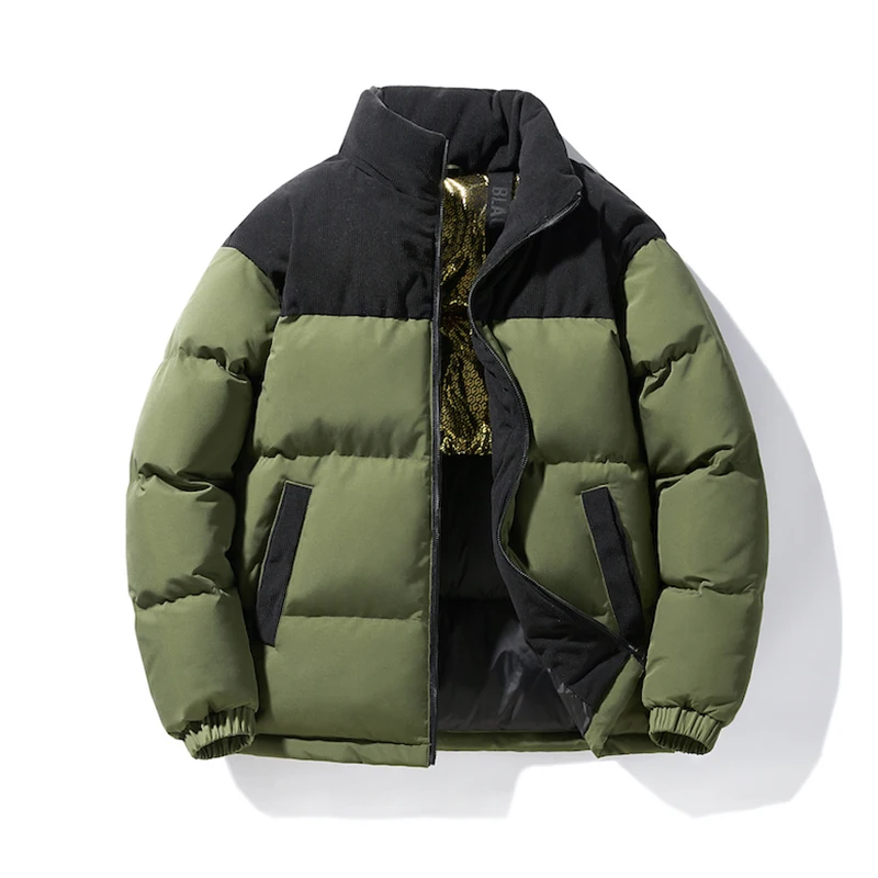 Down Jacket Vertical Collar Down Jacket for Warmth