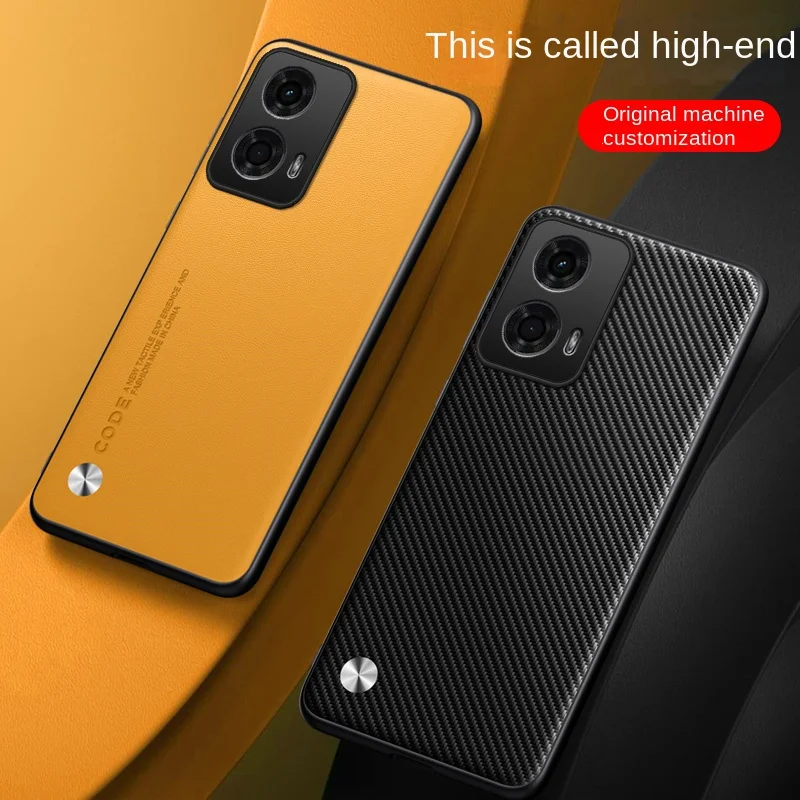 Per Motorola Moto G24 Custodia Morbida In Pelle Vegana Con Grana Sottile Custodia Protettiva Posteriore Per Moto G24 G84 Custodia Completa Per Telefon