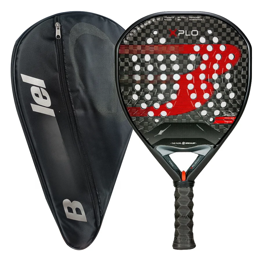 Padel Racket Carbon Fiber Surface 3K 12K 18K EVA Memory Flex Foam Core Lightweight