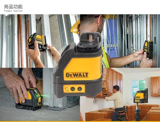 2025 DEWALT DW088CG Green Laser Crosser High Precision Line Automatic Level nivel laser level construction tools 5