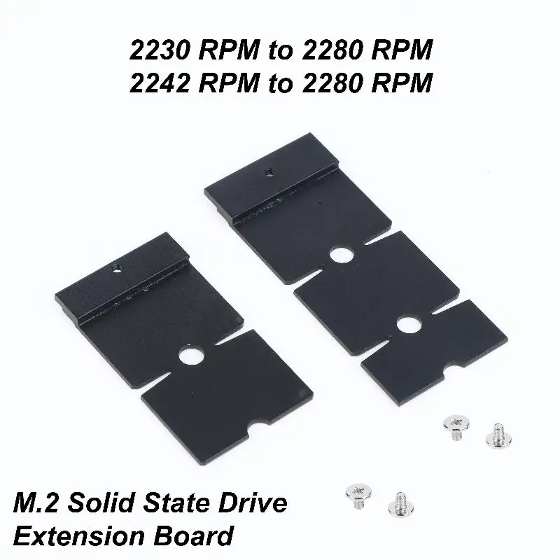 Enhanced M.2 SSD Length Conversion Bracket DIY Kit - Complete Set with Enhanced PCB Hardware