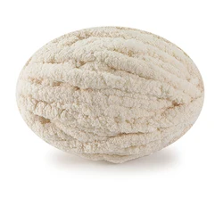 Luxurious Multicolor Chenille Chunky Yarn - Soft & Warm (05 beige)
