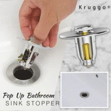 

Universal Stainless Steel Pop-Up Bounce Core Basin Drain Filter Hair Catcher Deodorant Bath Stopper Kitchen Bathroom Tool 2022