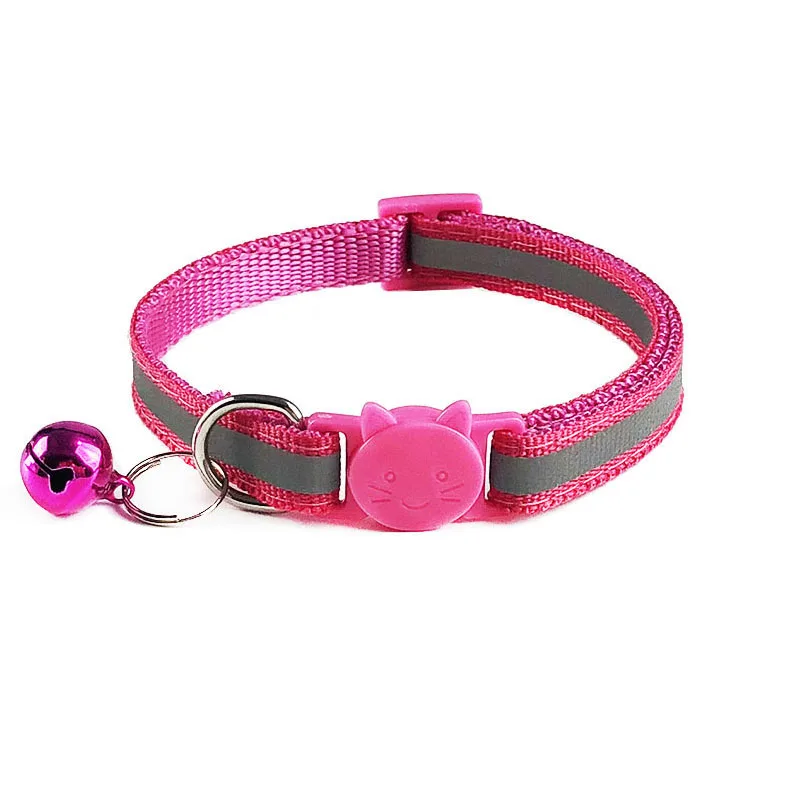 12PCS Safety Break away Cat Collar Kitten Small Cat Reflective Quick Release 6