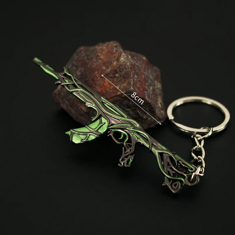 thumbnail image 1 of Juego de llaveros de la serie Valorant Gaias Vengeance, modelo de metal periférico de juego Vandal, accesorios colgantes, llaveros, regalos, juguetes para niños, 1 of 5