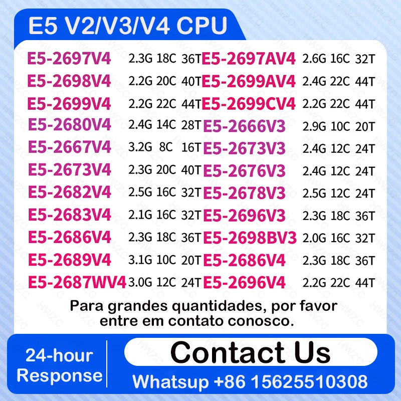 Intel Xeon E5 2680 V4 Used E5 2695 V4 E5 2696 V4 E5 2696 V3 E5 2697A V4 E5 2699V4 LGA2011-3 LGA2011 CPU